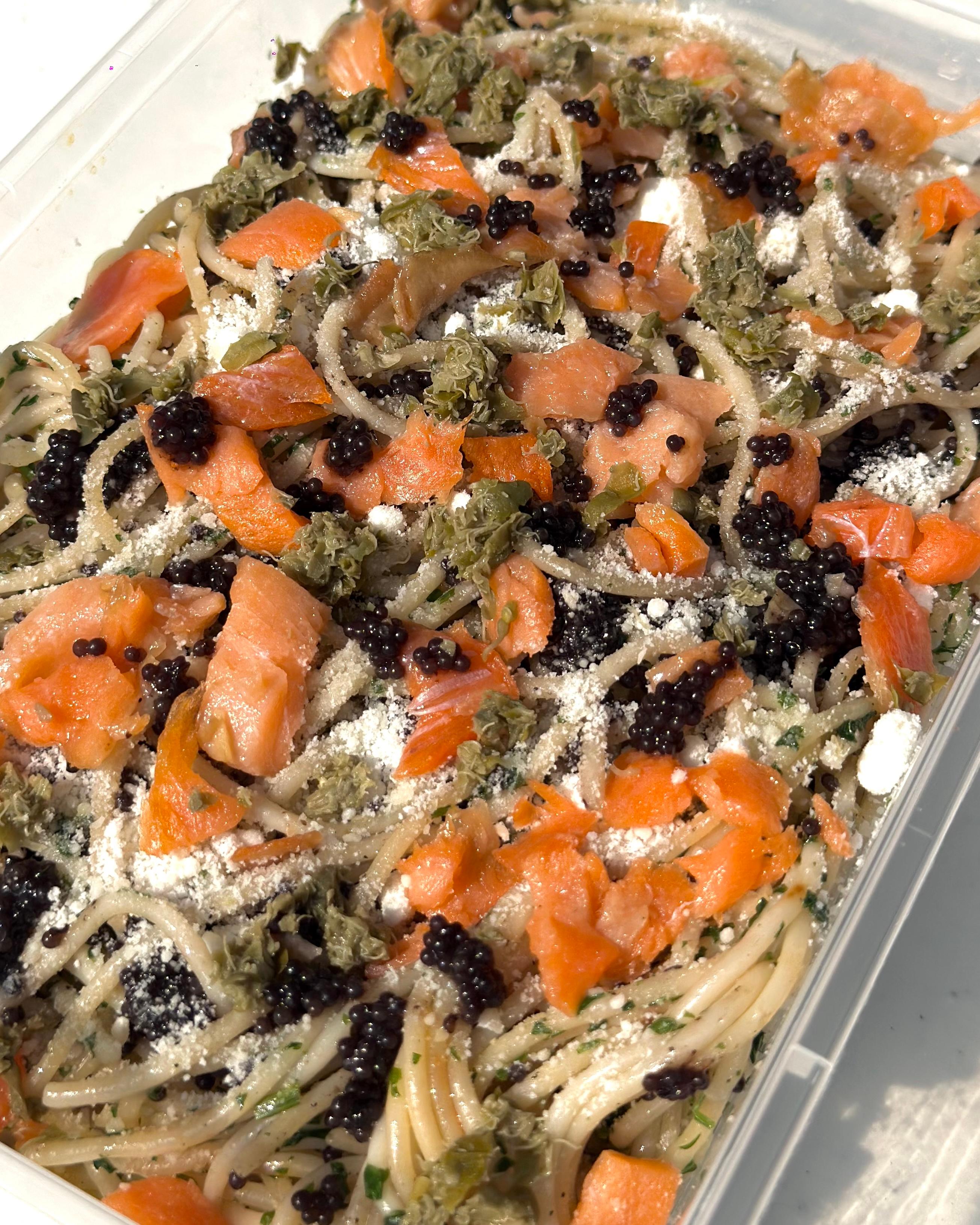 SAUMON CAVIAR PASTA